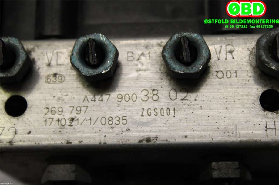 ABS sentral til Mercedes Vito 2014-->> (W447) (W447) (MERCEDES|A 447 900 39 02|A 447 900 63 16|4479003802)