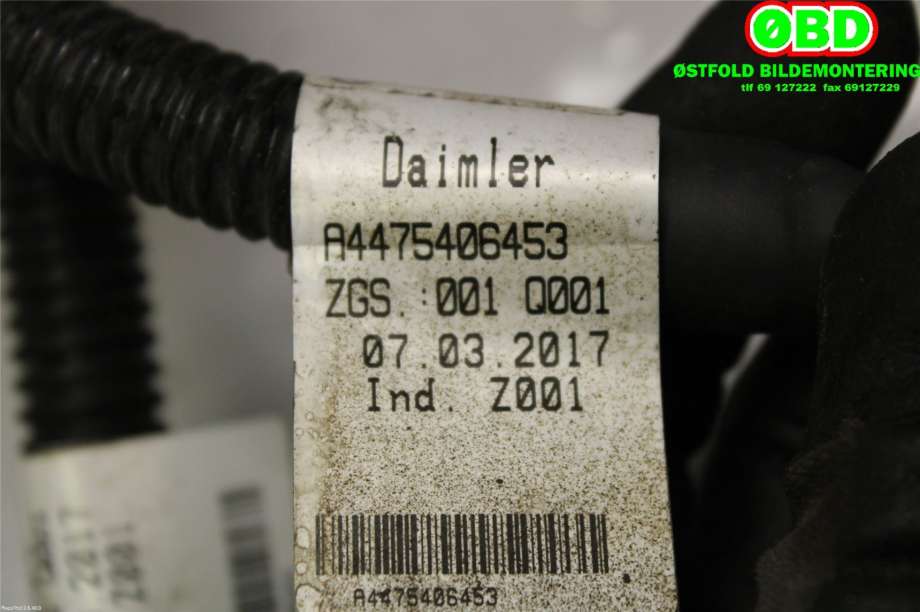 Ledningsnett til Mercedes Vito 2014-->> (W447) (W447) (MERCEDES|A 447 540 63 53|A 447 540 64 53|)