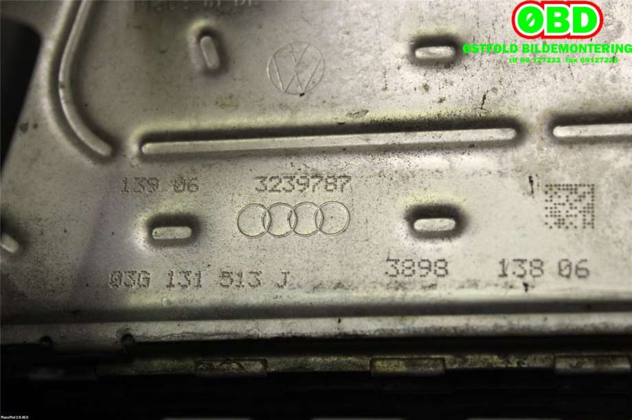 EGR-kjøler til Škoda Octavia 2005-2008 (Type II, Fase 1)  (SKODA|03G 131 512 L||03G131513J)
