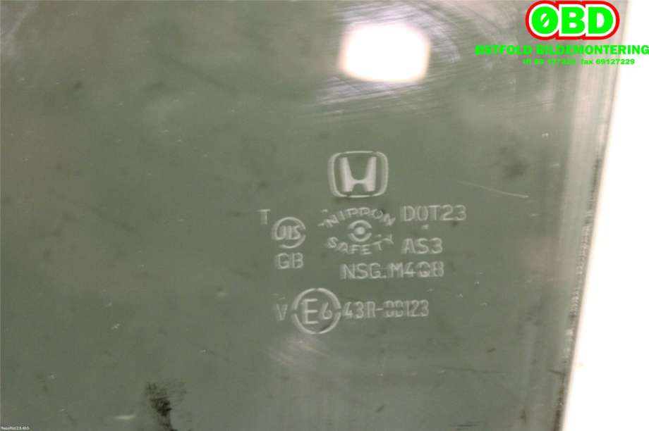 Siderute venstre bak til Honda Accord 2008-2015 (Type VIII) (HONDA|73450TL4G10|)