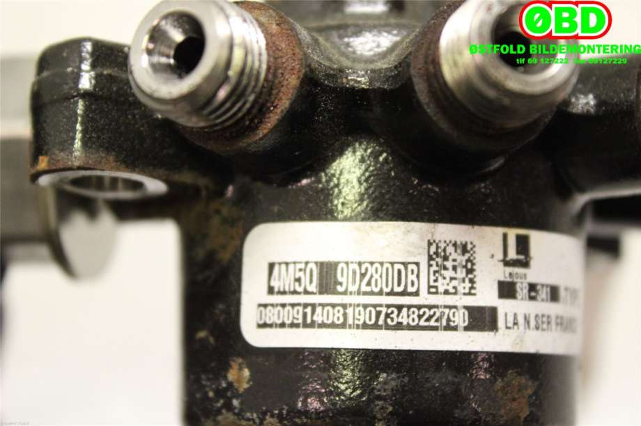 Dyseskinne (fuelrail) til Ford Mondeo 2007-2010 (Type IV, Fase 1)  (FORD|1445928||4M5Q9D280DB)