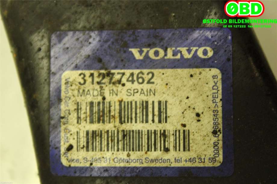 Bærebru høyre foran nedre til Volvo C30 2006-2009 (Fase 1)  (VOLVO|31277462|)
