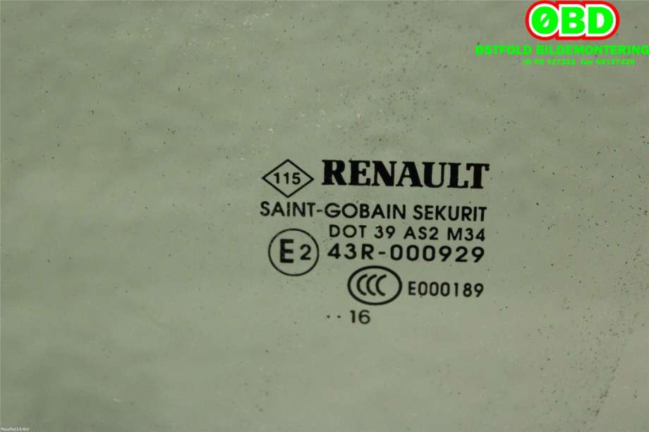 Siderute venstre foran til Renault Talisman 2016-->> (RENAULT|803012541R|)