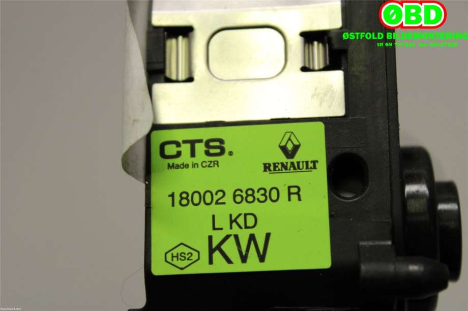 Pedal gass til Renault Talisman 2016-->>  (RENAULT|180026830R|180023067R)