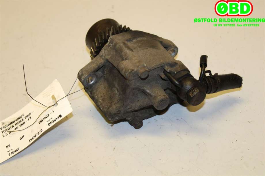 Vakuumpumpe til Toyota Hiace 2007-2012 (Fase 3)  (TOYOTA|2930067020|0810002091|)