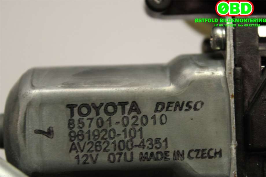 Ruteheis venstre bak til Toyota Auris 2015-2019 (Type II, Fase 2)  (TOYOTA|6984002430|)