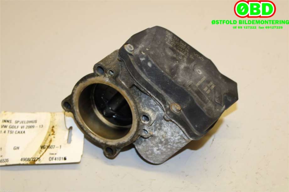 Spjeldhus til VW Golf VI 2008-2012  (VOLKSWAGEN|03C 133 062 C|03C 133 062 T|03C133062C)