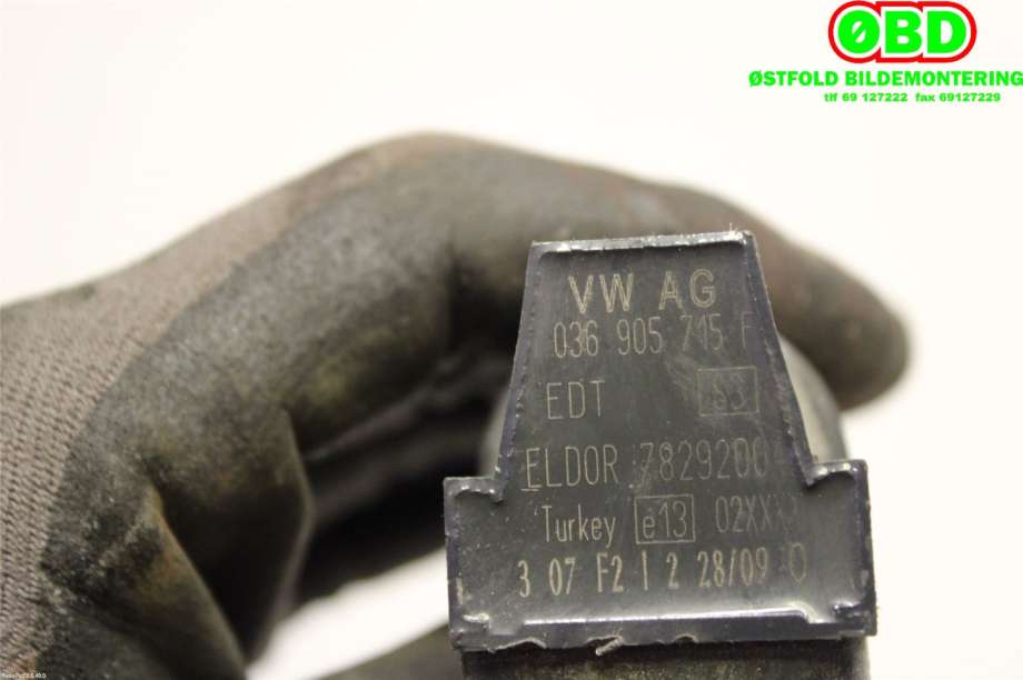 Coil elektronisk til VW Golf VI 2008-2012  (VOLKSWAGEN|036 905 715 G|036 905 715 H|036905715F)