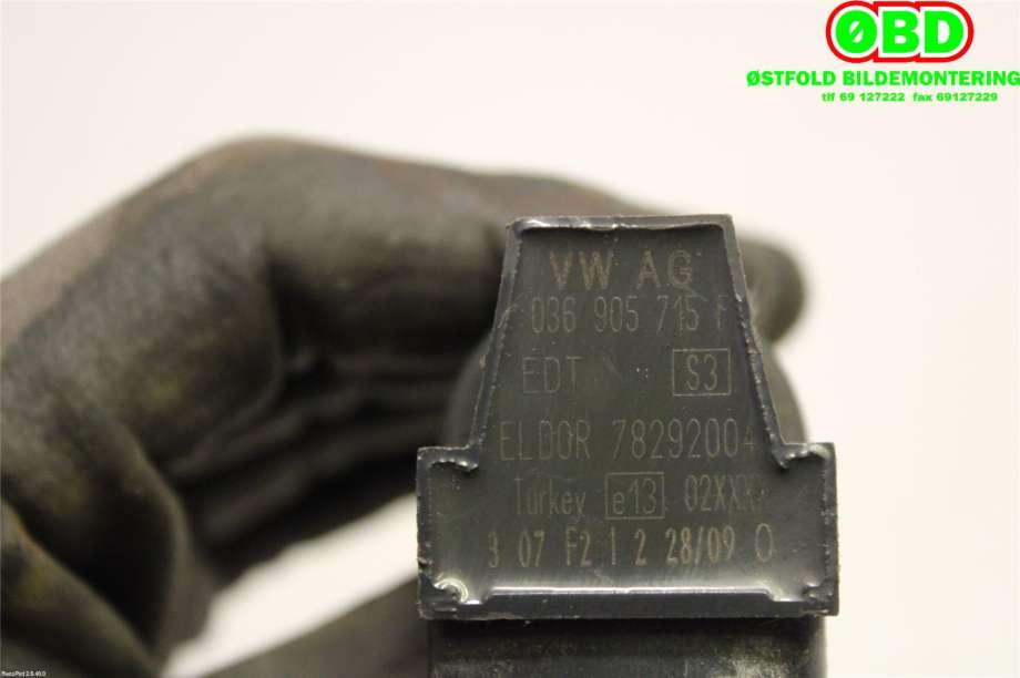 Coil elektronisk til VW Golf VI 2008-2012  (VOLKSWAGEN|036 905 715 G|036 905 715 H|036905715F)