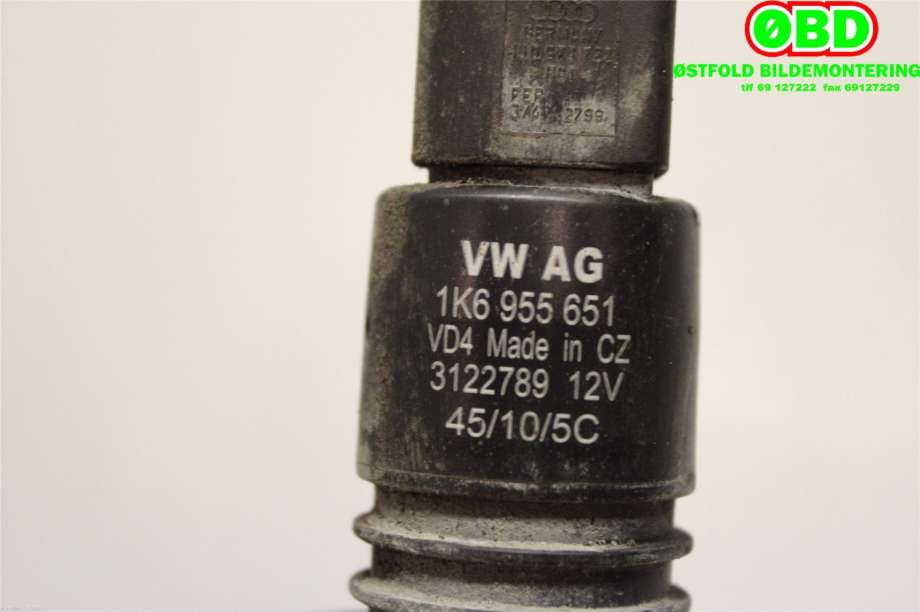 Spylerpumpe foran til VW Touran 2010-2015 (Type I, Fase 3)  (VOLKSWAGEN|1K6 955 651||1K6955651)