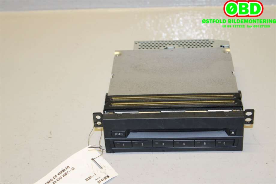 Bilstereo CD-veksler til BMW X5 2007-2013 (E70) (E70) (BMW|65129230680|65129151148)