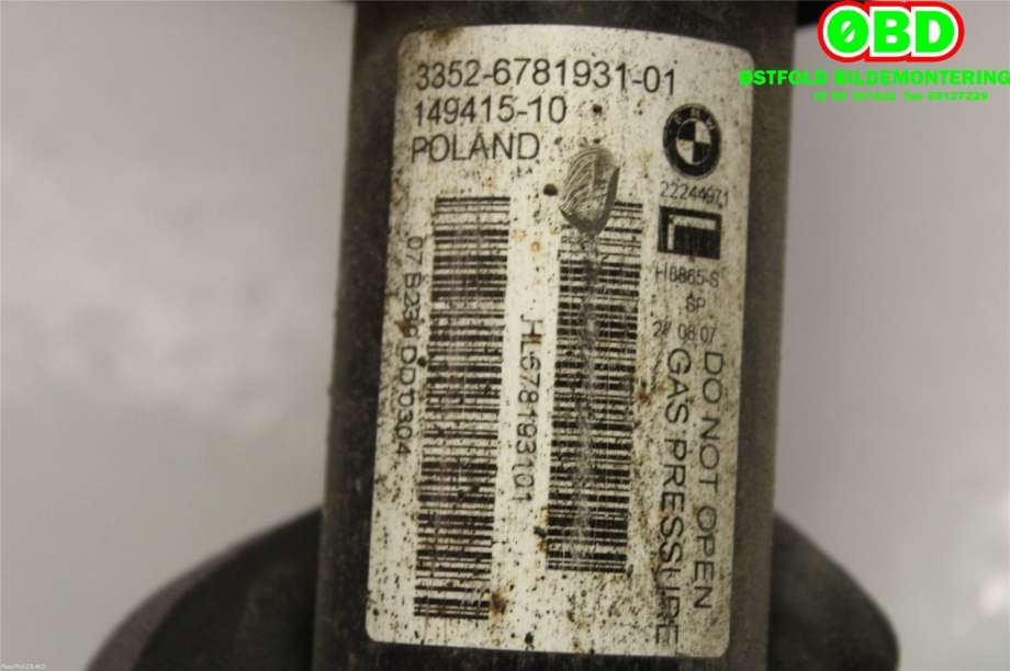 Støtdemper bak til BMW X5 2007-2013 (E70) (E70) (BMW|33 52 6 781 927||33526781931)