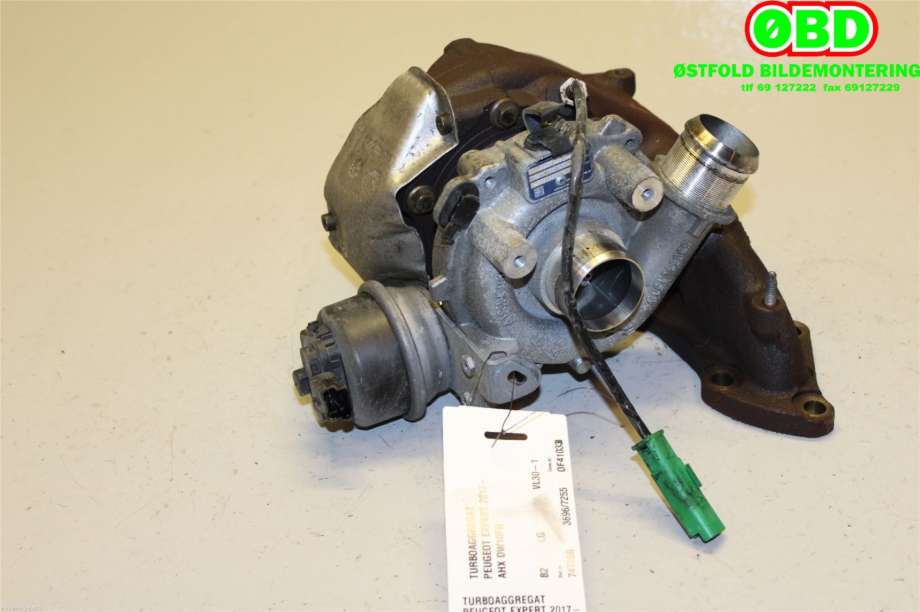 Turbo til Peugeot Expert 2016-->> (Type III) (Peugeot|9807873180|9840533580)