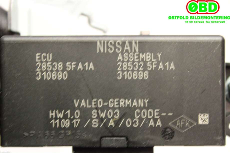 Styreenhet diverse til Nissan Micra 2017-->> (K14) (K14) (NISSAN||285325FA1A)