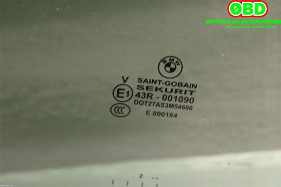 Siderute høyre bak til BMW X3 2010-2017 (F25) (F25) (BMW|)