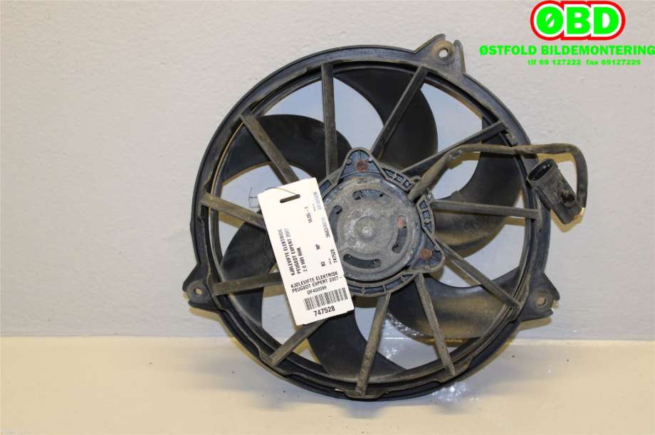 Kjølevifte til Peugeot Expert 2007-2016 (Type II)  (PEUGEOT|1250G7|1253Q7|)