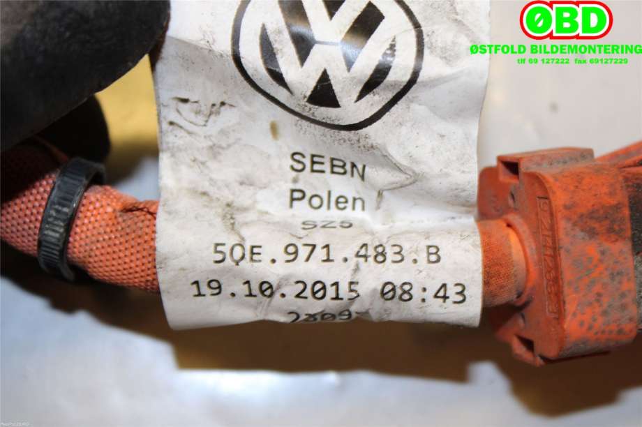 Ledningsnett til VW e-Golf 2014-2017 (Fase 1)  (VOLKSWAGEN|5QE 971 483 B|5QE 971 483 C|5QE971483B)