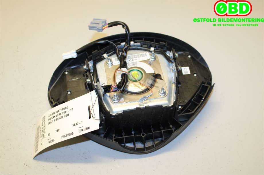 Airbag rattpute til Nissan Leaf 2011-2017 (Type I)  (NISSAN|985104NR0C|)