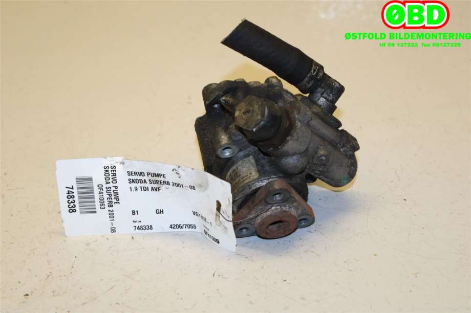 Servo pumpe mekanisk til Škoda Superb 2002-2008 (Type I) (SKODA|8D0 145 156 T||8D0145156T)