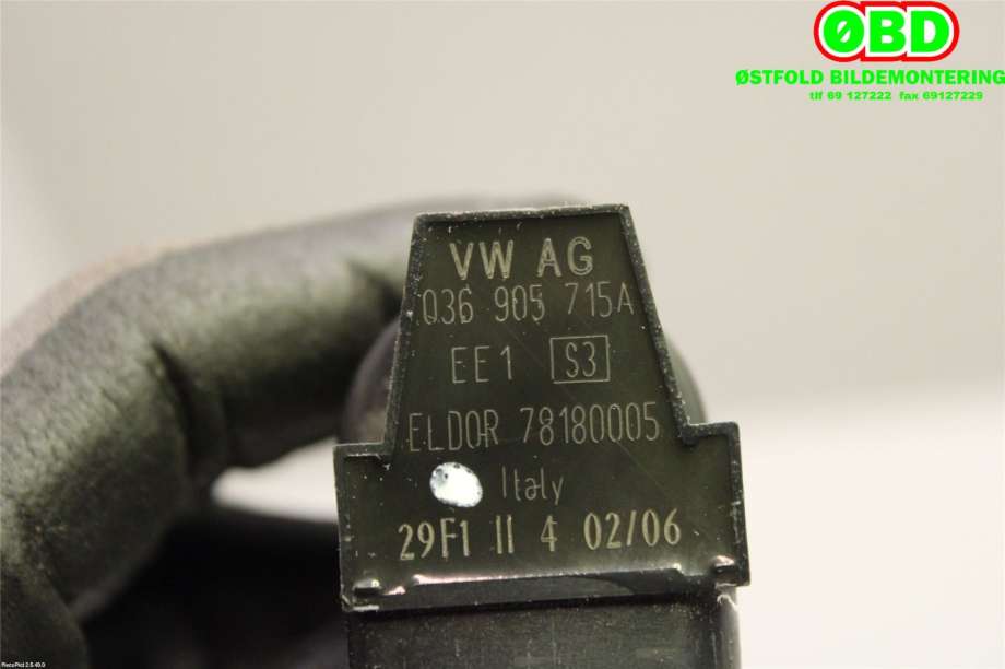 Coil elektronisk til VW Golf IV 1998-2003  (VOLKSWAGEN|036 905 715 F|036 905 715 H|036905715A)