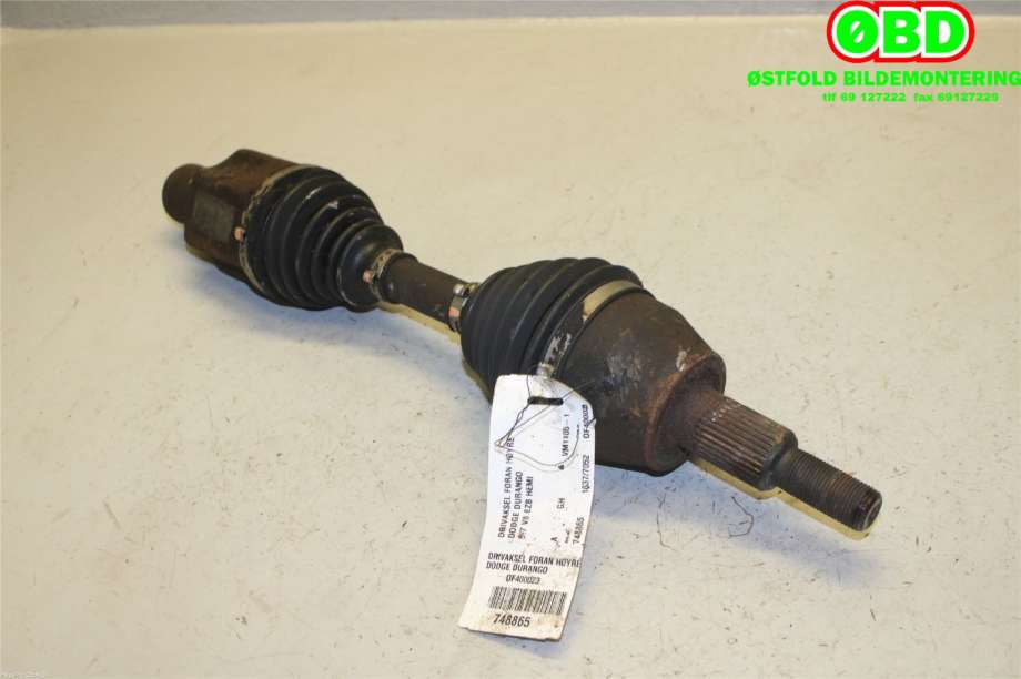 Drivaksel høyre foran til Dodge Durango 2004-2009 (Dodge DURANGO LIMITED|)