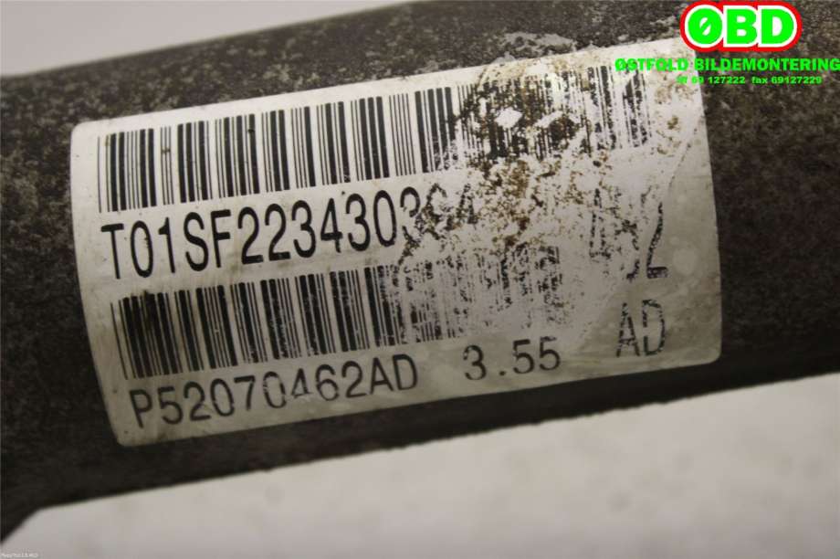 Kardang til Dodge Durango 2004-2009  (Dodge DURANGO LIMITED||52070462AD)