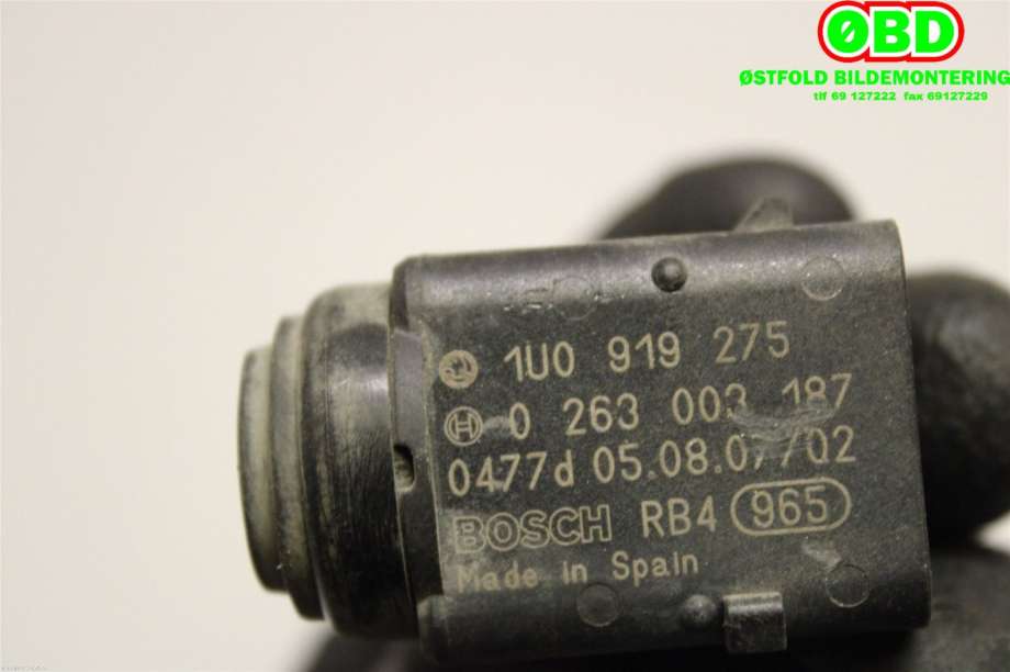 Parkeringssensor bak til VW Golf V, Combi 2003-2008  (VOLKSWAGEN|3D0 998 275 A||1U0919275)
