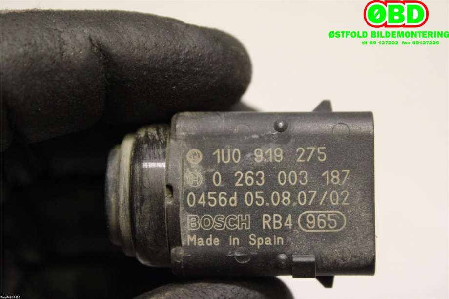 Parkeringssensor bak til VW Golf V, Combi 2003-2008  (VOLKSWAGEN|3D0 998 275 A||1U0919275)