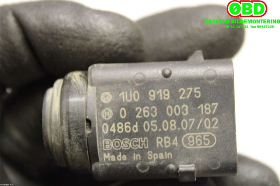Parkeringssensor bak til VW Golf V, Combi 2003-2008  (VOLKSWAGEN|3D0 998 275 A||1U0919275)