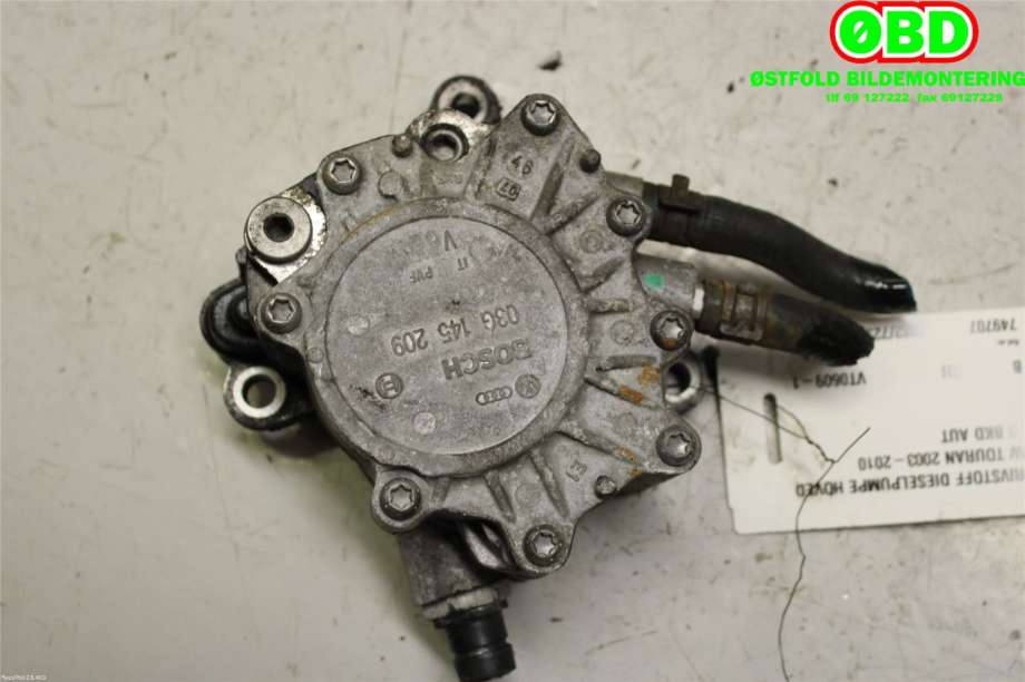 Dieselpumpe til VW Touran 2003-2006 (Type I, Fase 1)  (VOLKSWAGEN|03G 145 209 D||03G145209D)