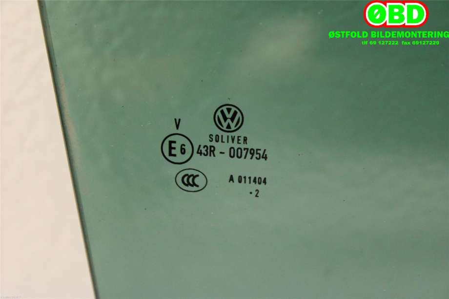 Siderute høyre bak til VW Passat 2011-2015 (B7) (B7) (VOLKSWAGEN|3AF 845 026 A|)