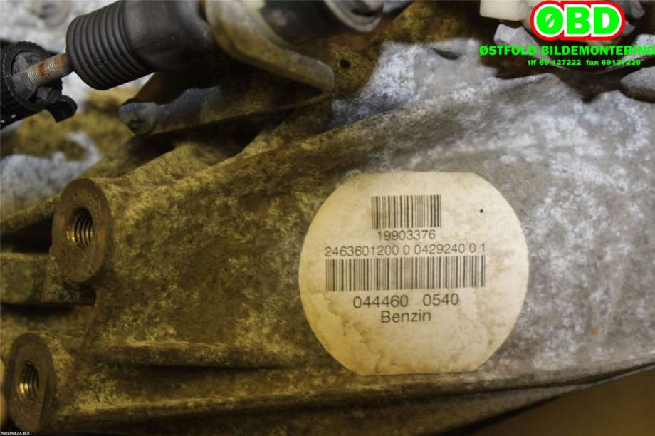 Girkasse manuell 6-trinn til Mercedes B-Klasse 2011-2018 (W246) (W246) (MERCEDES|A 246 360 12 00||2463601200)