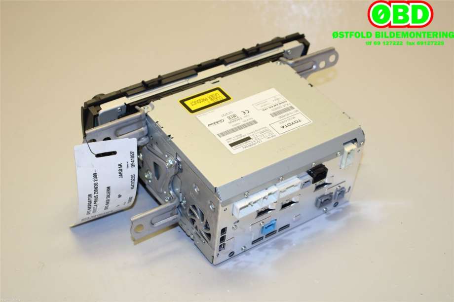 Bilstereo navigasjon til Toyota Prius 2009-2016 (Type III) (COMBI) (COMBI) (TOYOTA|8610047041|8611360V830|8612047400)