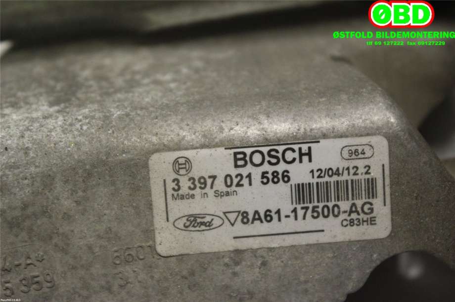 Viskeroverføring til Ford Fiesta 2008-2012 (Type VI, Fase 1)  (FORD|1753741||8A6117500AG)