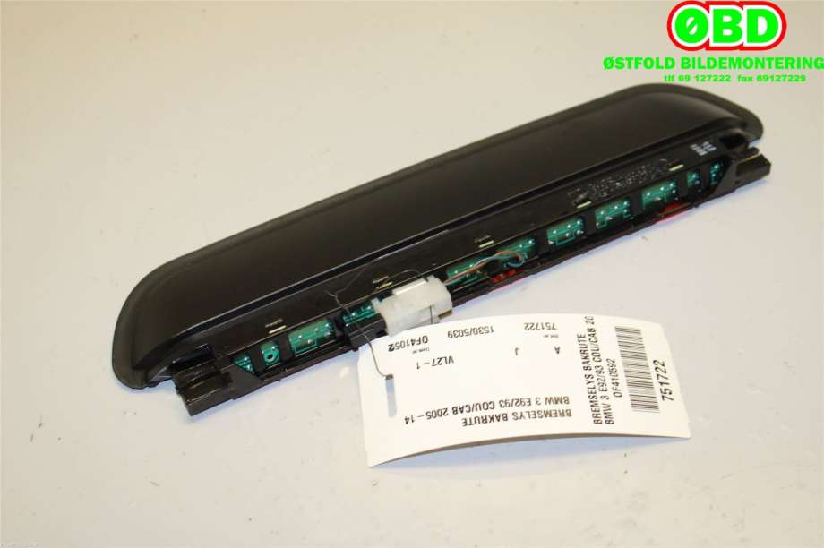 Baklykt bremselys bakrute til BMW 3-Serie 2005-2011 (E90/E91/E92/E93) (E90/E91/E92/E93) (BMW|63 25 7 146 059|)