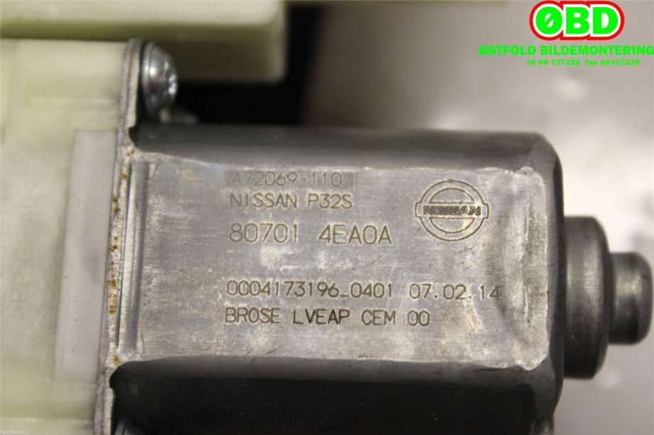 Ruteheis venstre foran til Nissan Qashqai 2014-2021 (Type II)  (NISSAN|807014EA0A|)