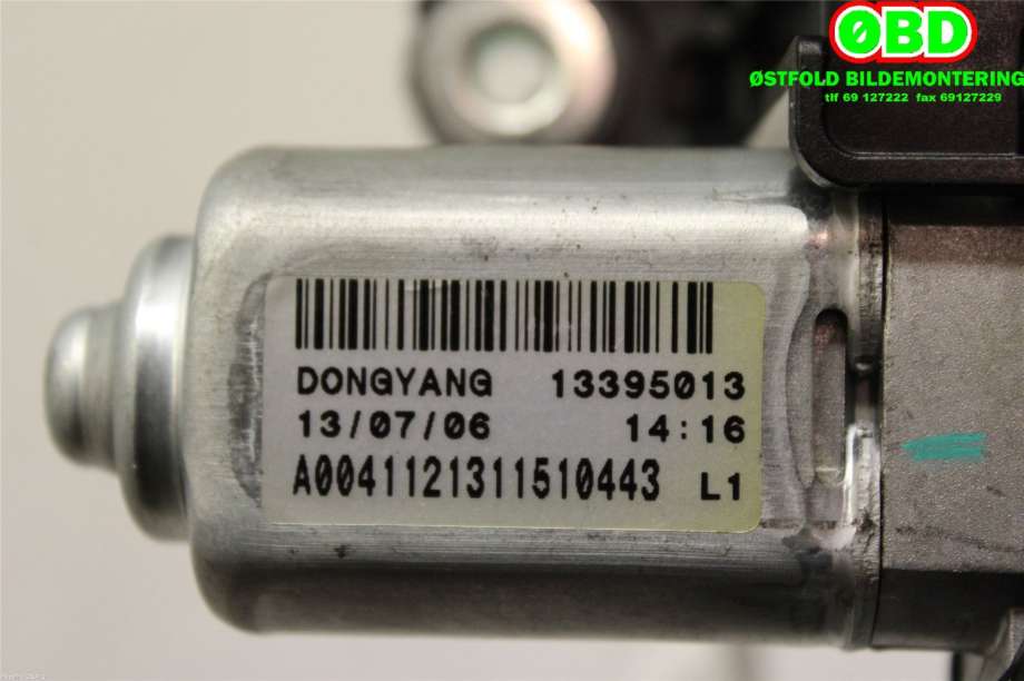 Viskermotor bakrute til Opel Astra J 2010-2015  (OPEL|13395013|1273111)