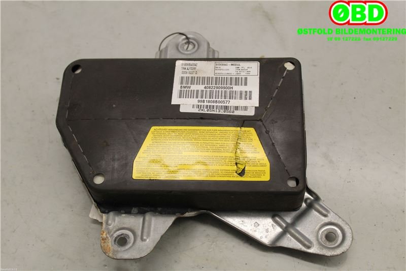 Airbag sidepute venstre til BMW 5-Serie 1996-2003 (E39) (E39) (BMW|72 12 7 072 621|)
