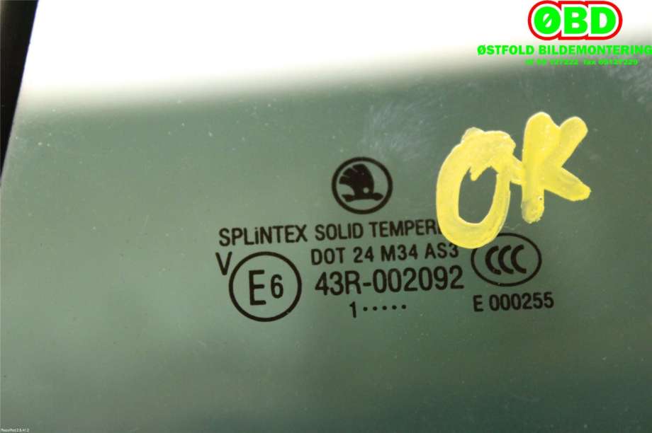 Diverse deler til Škoda Octavia 2009-2013 (Type II, Fase 2) (SKODA|1Z9 845 297 AB|)