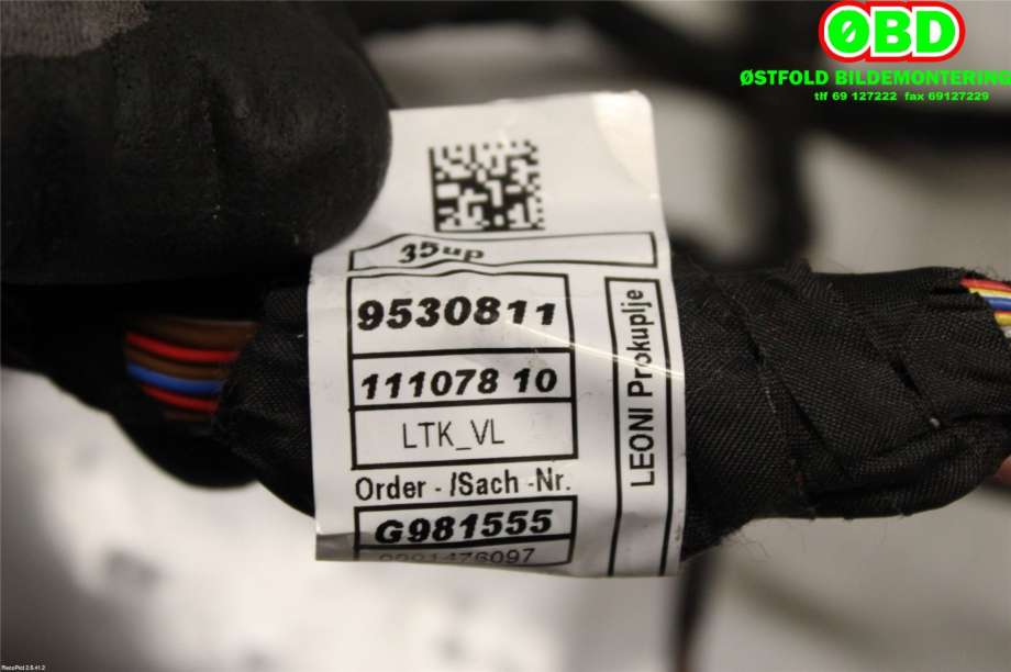 Ledningsnett til BMW 5-Serie 2017-->> (G30/G31) (G30/G31) (BMW|61 12 8 714 773|)