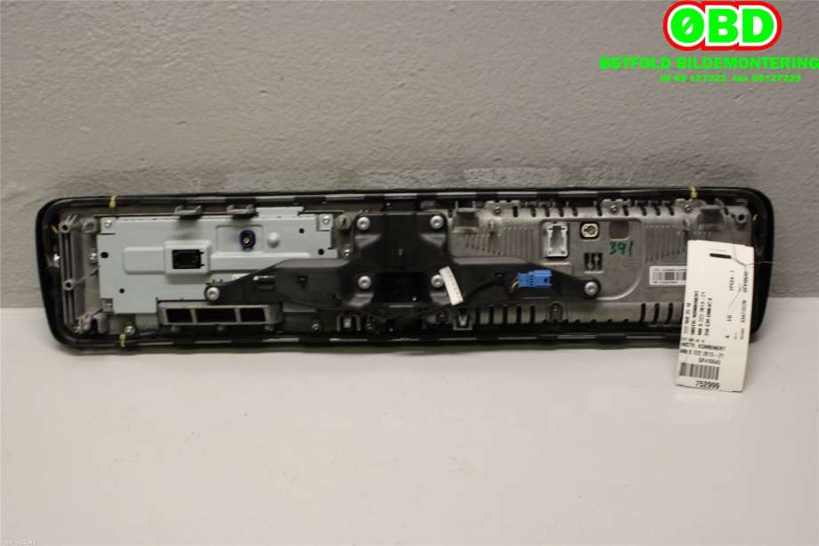 Instrumentpanel til Mercedes S-Klasse 2013-2020 (W222) (W222) (MERCEDES|A 222 900 65 06|A 222 900 35 10|2229006506)