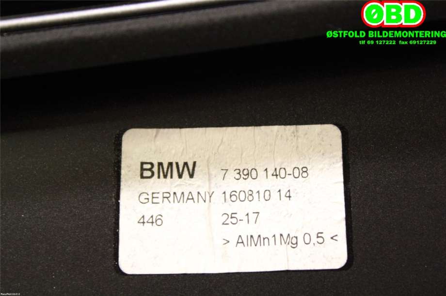 Diverse deler til BMW 5-Serie 2017-->> (G30/G31) (G30/G31) (BMW|51 35 7 336 976|)