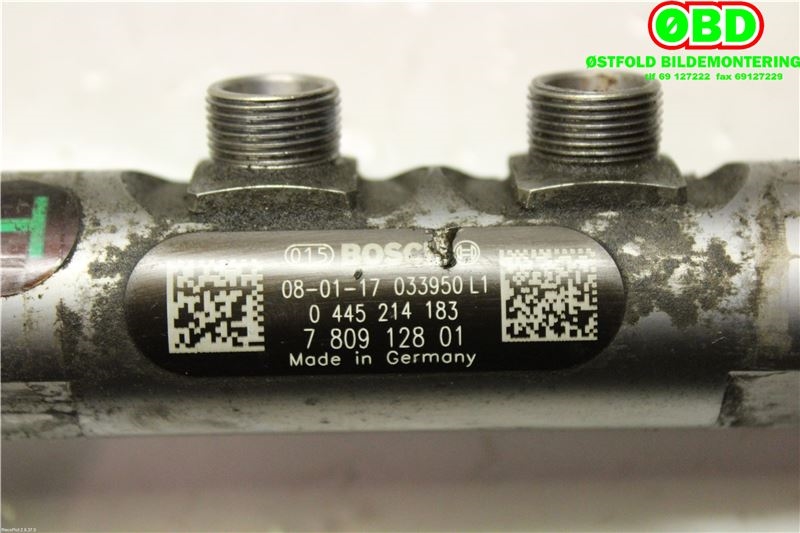 Dyseskinne (fuelrail) til BMW 3-Serie 2005-2011 (E90/E91/E92/E93) (E90/E91/E92/E93) (BMW|13 53 7 800 601|0445214183|7809128)