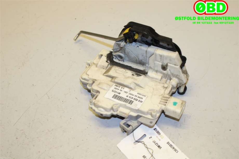 Låsekasse venstre bak til Audi A8 2003-2010 (Type II)  (AUDI|4E0 839 015 H||4H0839015H)