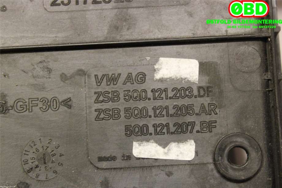 Kjølevifte til VW Passat 2015-2019 (Fase 1) (B8) (B8) (|5Q0121203DF)