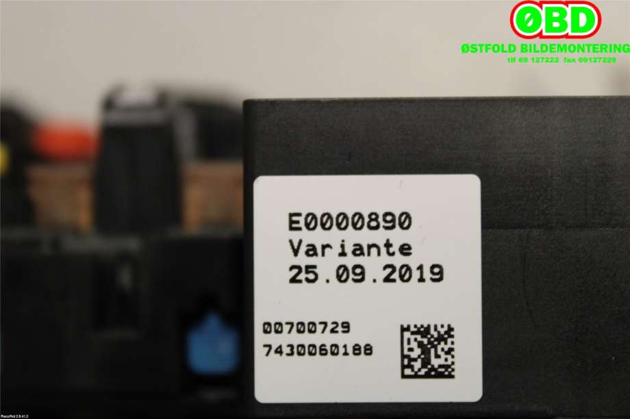 Sikringsboks til BMW i3 2013-2022  (BMW|)