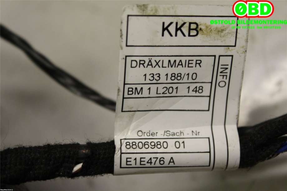 Ledningsnett til BMW i3 2013-2022  (BMW|61128806980||8806980)