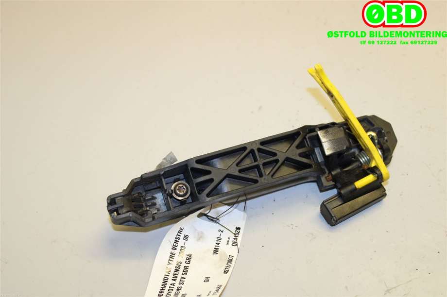 Dørhåndtak utv venstre bak til Toyota Avensis 2003-2008 (Type II)  (TOYOTA|6921105903|6920405030|)