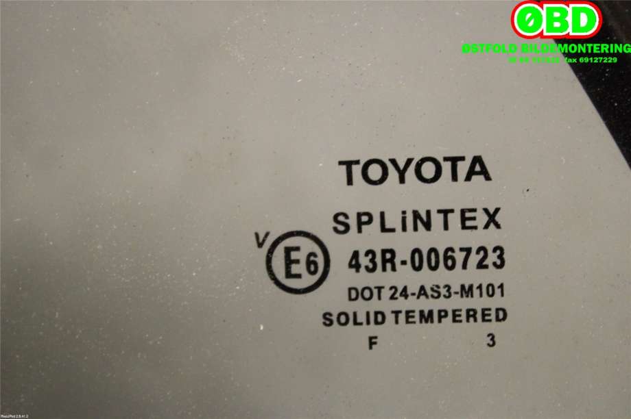Diverse deler til Toyota Avensis 2003-2008 (Type II) (TOYOTA|6812405080|)