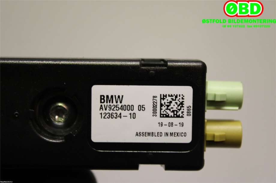 Antenne forsterker til BMW i3 2013-2022  (BMW|65209254000||9254000)